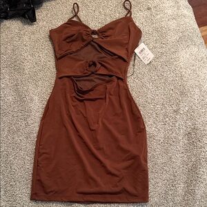 Windsor Chocolate Mini Dress